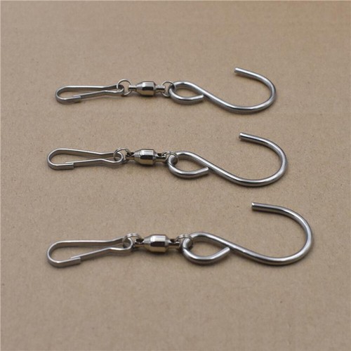 8Pcs Hooks for Hanging Stainless Steel Multiple Options Crystal Outdoor - Picture 6 of 11