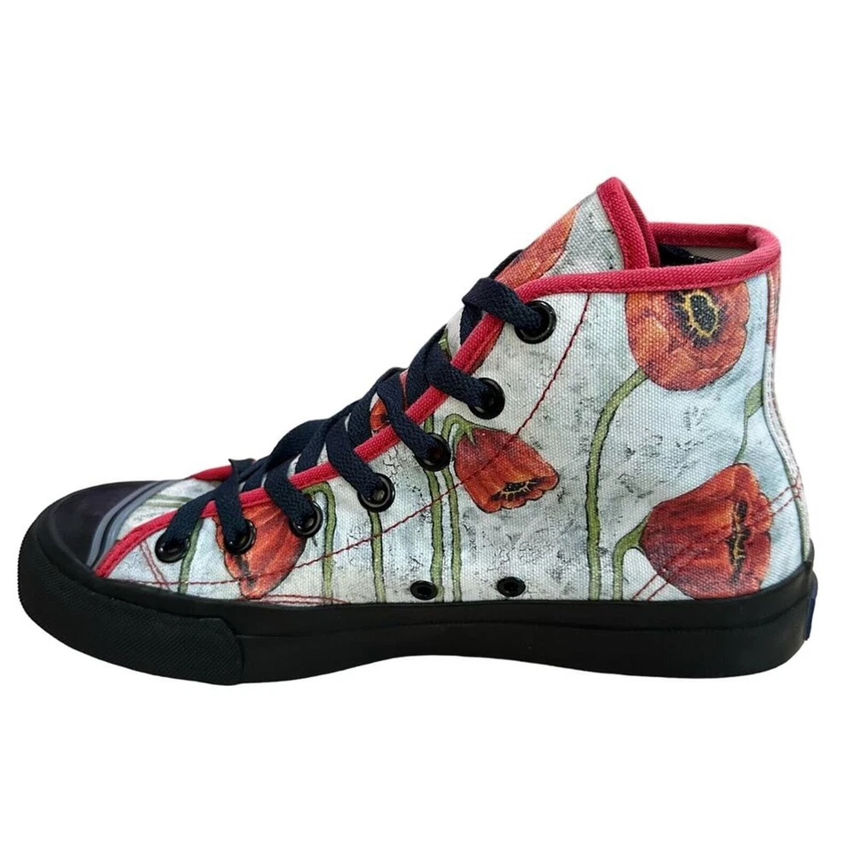 Hi Pro Keds Zapatos Personalizados Mujer’s 8.5 Hombre’s Talla 6.5 Floral Naranja Tulipanes Foto 2 de 4