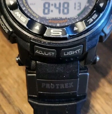 Casio PRO TREK PRW 2500 With Module No. 3258 Solar Triple Sensor