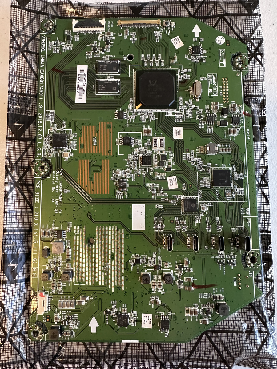 LG UltraFine 5K 27MD5KL-B Main Mother Board EBU64783102 BPR Total