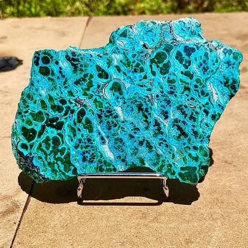292G Natural polyophthalmic Silicon malachite crystal gloss mineral specimen - 第 1/12 張圖片