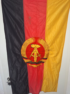 Original GDR house flag window flag pole flag barracks 130 cm x 70 cm