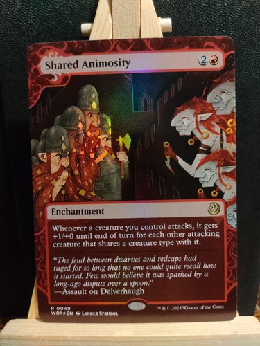 Shared Animosity FOIL - Wilds Of Eldraine Enchanting Tales - NM (siehe Bilder) MTG