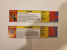 Transformers - Tech Spec- European /uk -  LIghtspeed Gripper  - Reproductions