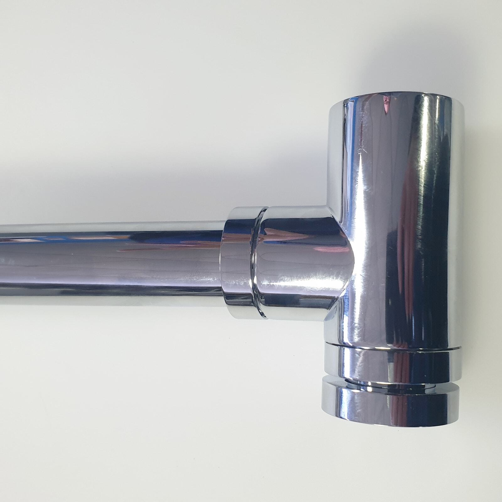 Cylindrical Shallow Bottle Trap for Wall Hung Bathroom Basins Ex