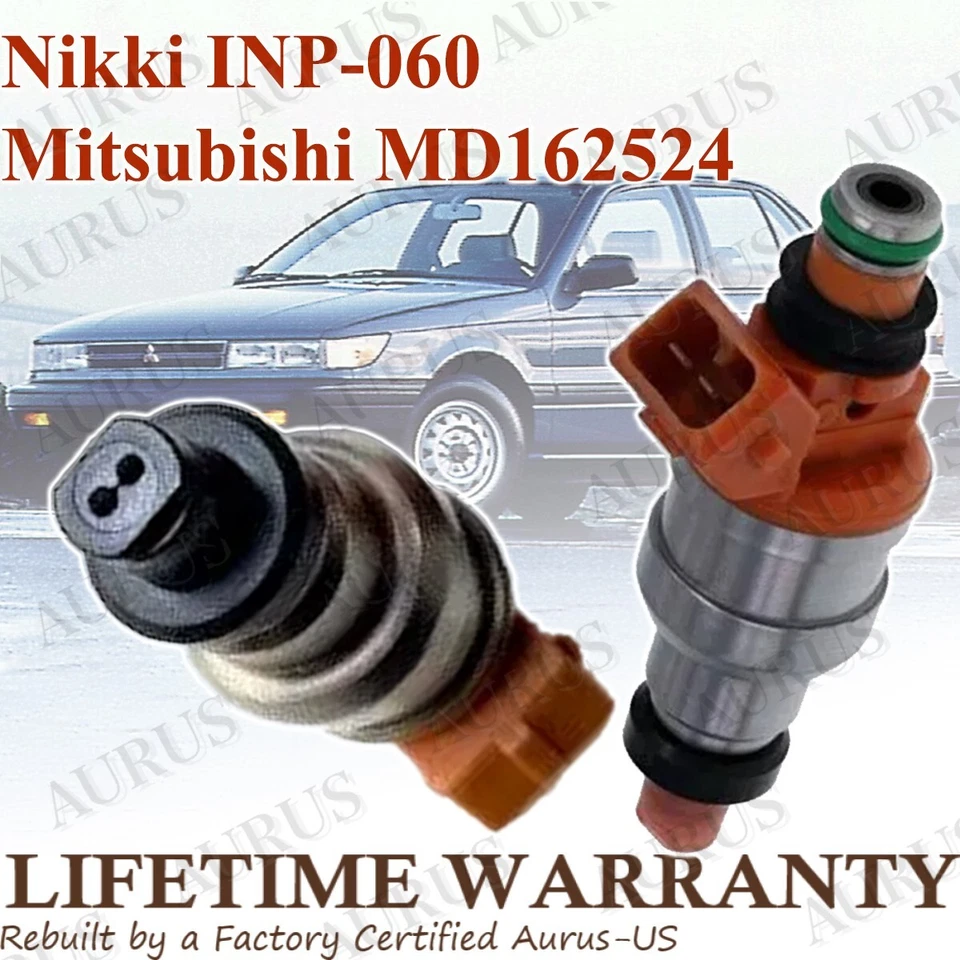 x1 OEM NIKKI Fuel Injector for 1991 1992 Plymouth Colt 1.5L I4 cylinder INP-060 - Image 3 of 4