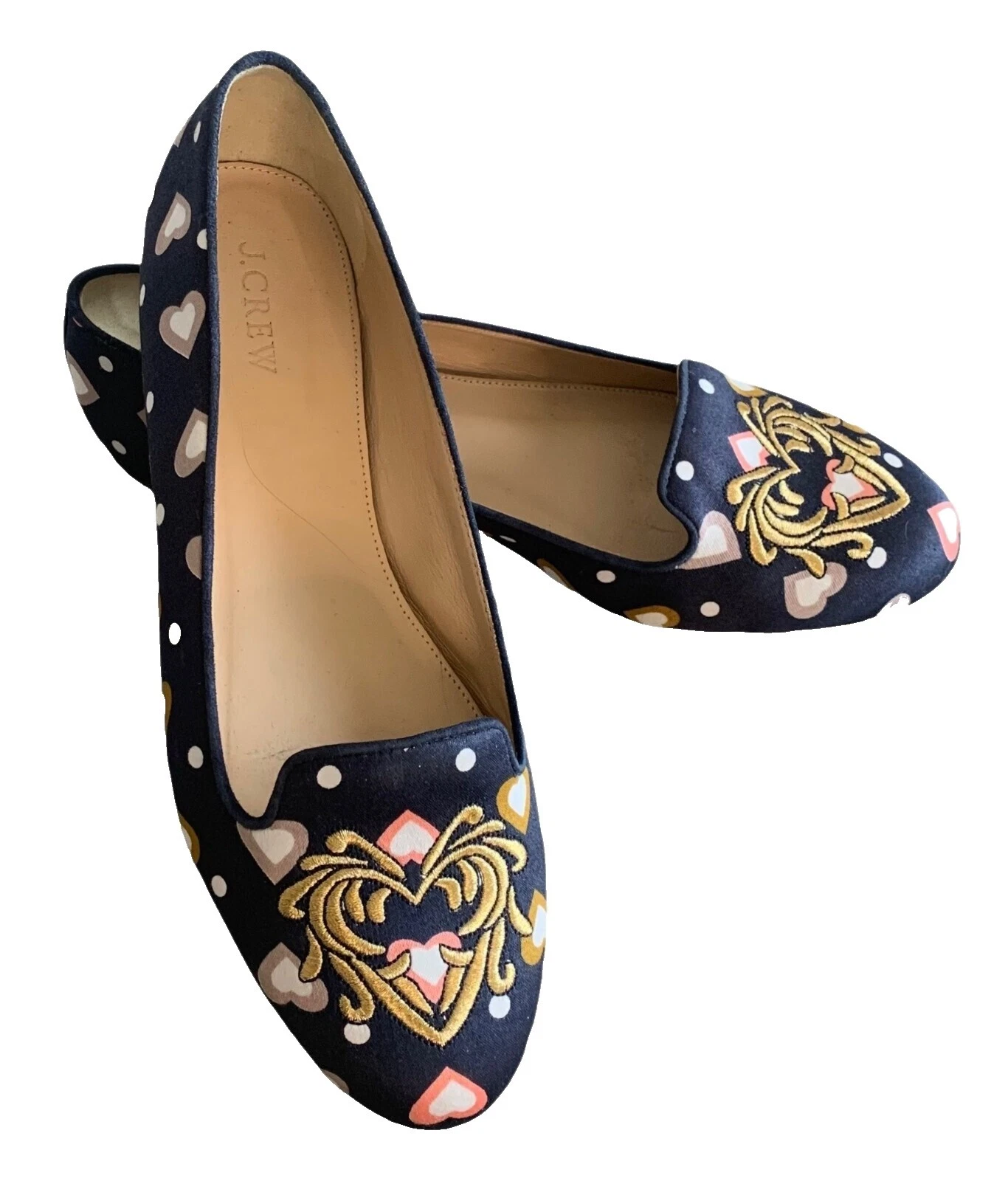 Женские повседневные туфли на плоской подошве в горошек J.CREW