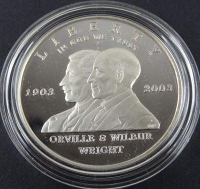 2003-P Wright Brothers Proof Silver Dollar US Mint $1