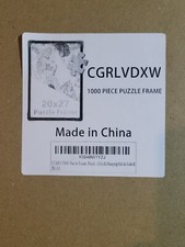 1000 Piece Puzzle Frame 20x27 Black Hanging K...