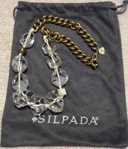 NEW ~ Silpada "Crystal Rocks" Necklace .925 Sterling Silver - Picture 10 of 12