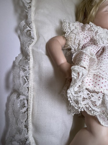 Porcelain Doll Sleeping Baby - Picture 3 of 12