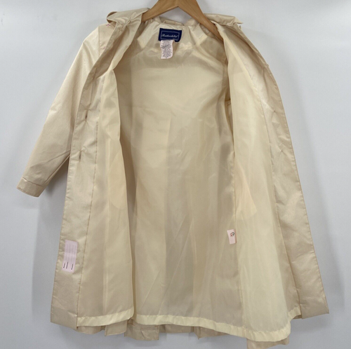 Rothschild Long Dress Coat Rain Jacket Easter Church Flower Embroidery Size 6X - Picture 8 of 10