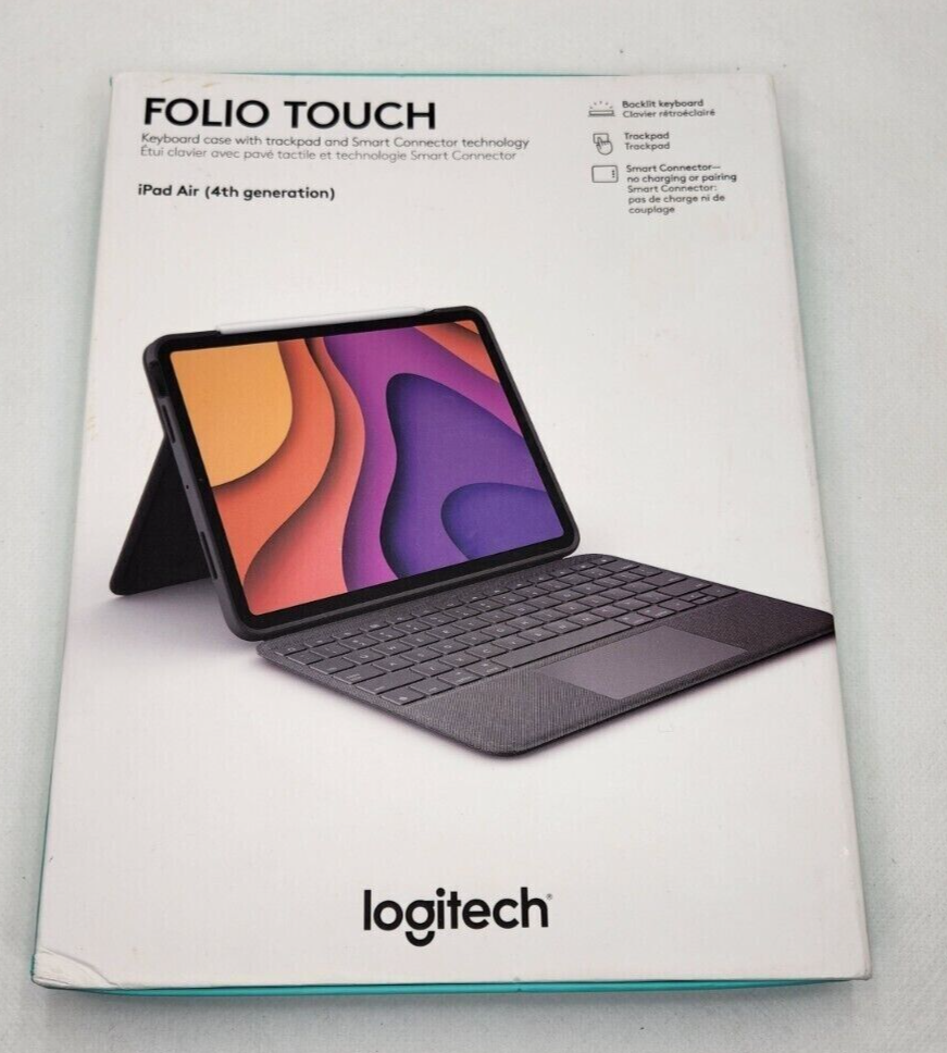 Logitech Folio Touch iPad Keyboard Case iPad Air 4th Gen Logitech Folio Touch iPad Keyboard Case iPad Air 4th Gen