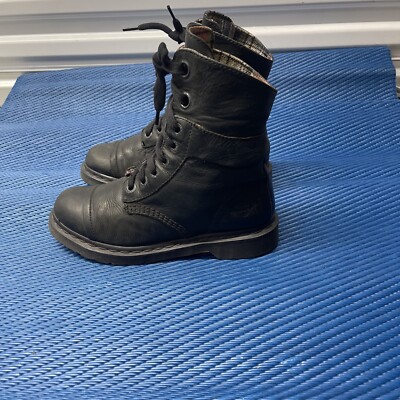 Doc Martens #12105 Fold Down Pink Plaid Flannel Fold Down Boots