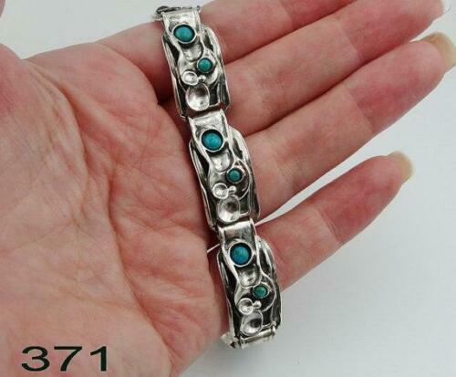 MiniJewelry Bracciale Uomo In Pietra Lavica Turchese – Elastico, Perline, Regalo