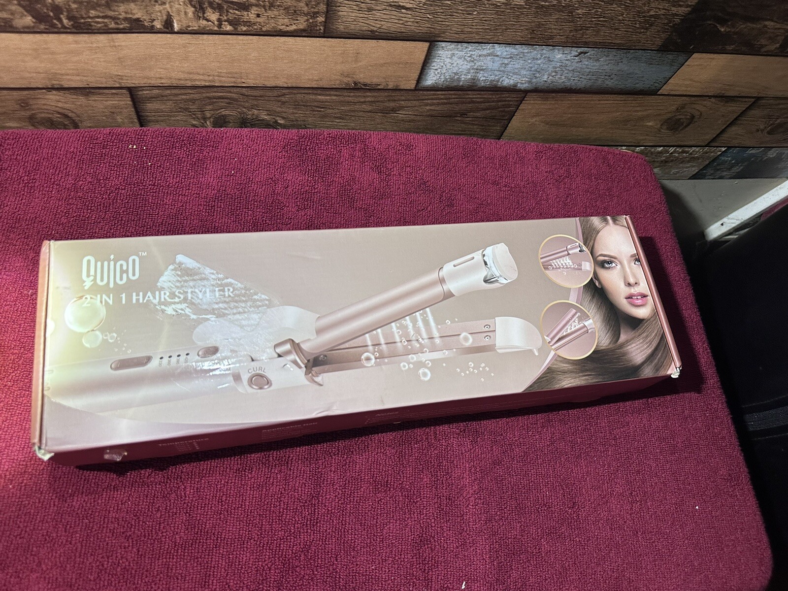 QUICO 2 in 1 Hair Styler Straightener & Curler eBay