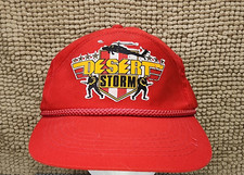 Vintage Operation Desert Storm Adjustable Strap Back Hat Cap Made In USA