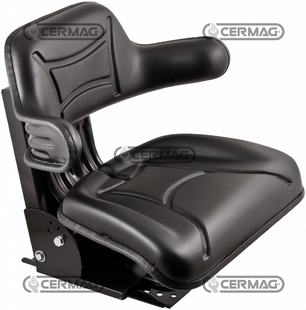 Sedile Trattore Cobo Gt50 Fiat Same Landini Nero Comfort Sedile Trattore COBO GT50 Nero - Comodissimo Per FIAT, SAME E LANDINI Molleggio Meccanico Cobo Gt50 - 4