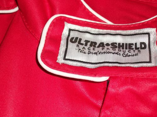 NEW ULTRASHIELD 1 LAYER 1 PIECE PROBAN SFI 3-2A/1 RED IMCA DRAG RACE SAFETY IMCA - Picture 3 of 6