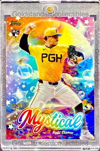 Paul Skenes RARE ROOKIE FOIL REFRACTOR INVESTMENT CARD SSP TOPPS MVP ROY MINT - Picture 3 of 6