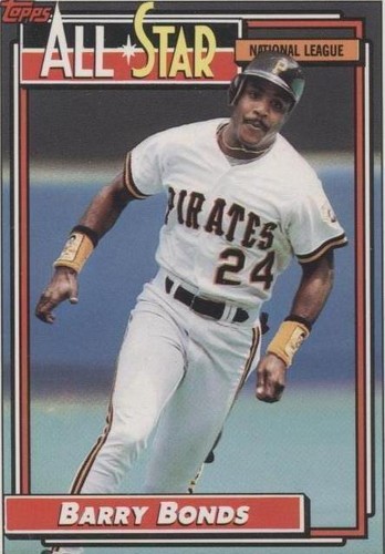 Barry Bonds #390 -All Star National League 1992 Baseball Card
