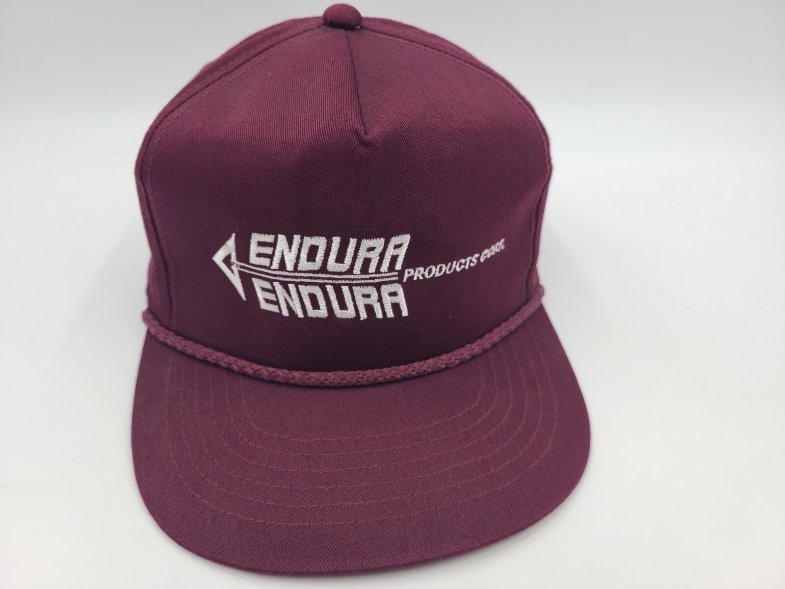Vintage Endura Products Corporation Rope Snapback Hat Cap Dad Men Women Maroon