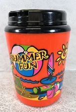 Betras The Monster Travel Mug Orange Summer Fun Insulated 64 oz. Brand New