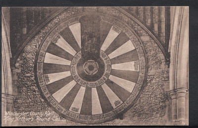 Hampshire Postkarte - Winchester County Hall, King Arthur's Round Table RS4044