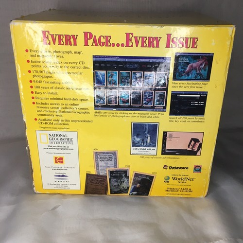 The Complete National Geographic Magazine 108 Years On CD-Rom Complete - Picture 6 of 9