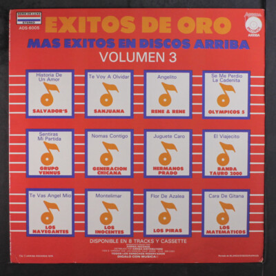 VARIOUS: exitos de oro, vol. 3 ARRIBA 12'' LP 33 RPM