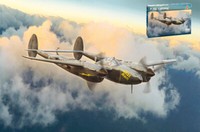 Italeri 1/72 Flugzeugbausatz P 38J Lightning Statisches Modellbau