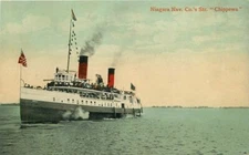 Niagara Nav Co Str Chippewa C-1910 Postcard Valentine & Sons 22-1189