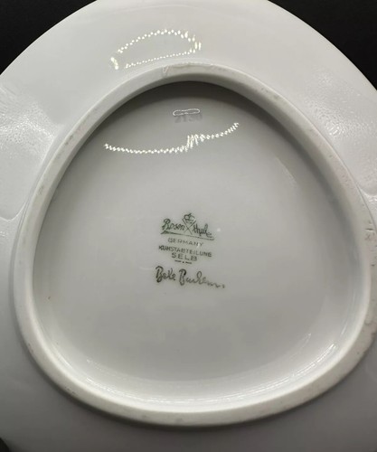 Rosenthal Bele Bachem Kunstabteilung Porcelain Plates 7 3/4” 1960s Lot Of 2! - Picture 7 of 7