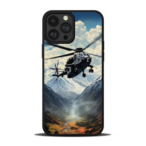 black Apache helicopter For iPhone 6 7 8 11 12 13 14 15 pro max Covers - Picture 5 of 25