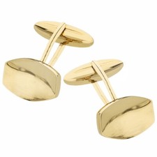 Cufflinks Of Shape Hexagonal Yellow Gold 18 Carat