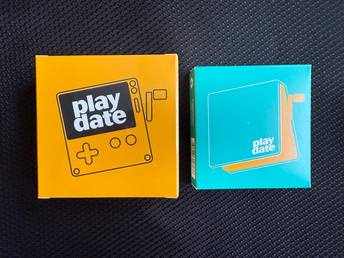 PLAYDATE with AQUA Cover - 24 Games - Handheld Console by PLAYDATE with AQUA Cover - 24 Games - Handheld Console by