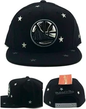 NBA Golden State Warriors Mitchell & Ness Adult Adjustable Fit Cap Hat M&N NEW! 