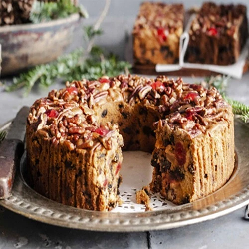 Jane Parker Classic Light Fruit Cake 5 Lb Holiday Tin FRESH FREE SHIPPING! - Image 3 of 4