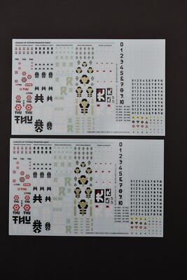 Warhammer 40k Leagues of Votann Transfer sheet x2!!