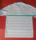 Nicklaus 1/4 zip Golf Polo Shirt Men's Large White with Orange Stripes — photo 5