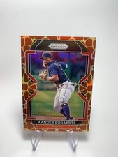 2022 Panini Prizm Giraffe Prizm Xander Bogaerts SSP Case Hit Boston Red Sox