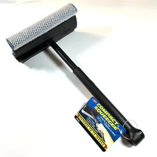 Carrand Compact Squeegee , Black, Extends To 15 Inches