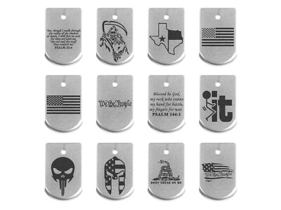 Mag Plate for Sig Sauer P365 P365XL SAS 10 & 12 Silver Pick Image