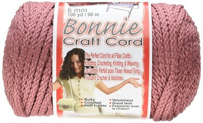 Pepperell Bonnie MakrameeBastelschnur, 6 mm x 91,4 m, Rosa, Polyolefin, Rose,...