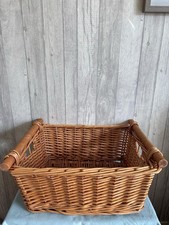 Large Brown Wicker Basket – 50 cm
