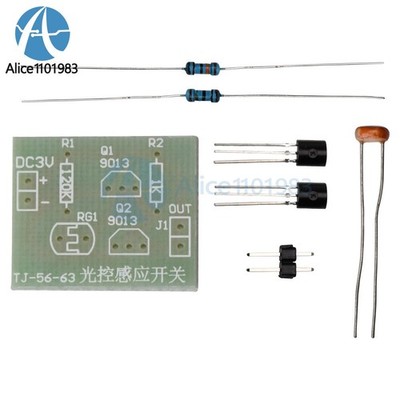 10X Light-Control Sensor Switch Circuit   Kits For Electronic Trainning Module *