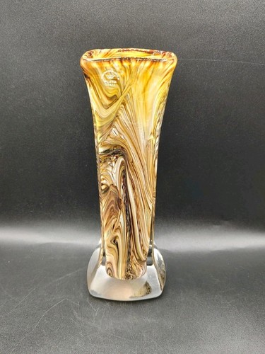 Vaso in vetro artistico firmato Valletta - Foto 1 di 10
