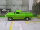 Vintage Matchbox Lesney Superfast No. 50 Ford Kennel Truck - Lime Green Rare VNM