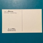 1966 Mercury Monterey Convertible Advertising Postcard — photo 2