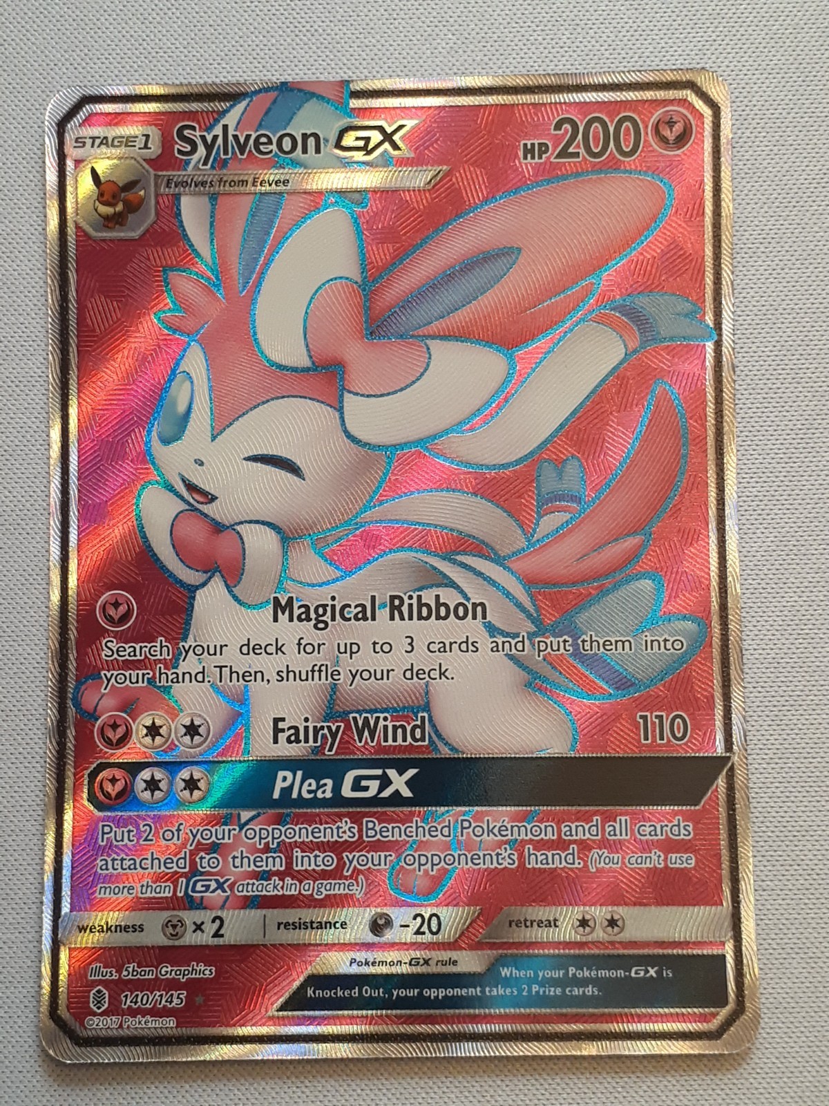 Sylveon GX Full Art Guardians Rising 140 *NM/LP*